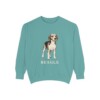 beagle-sweatshirt-seafoam Beagle Sweatshirt, Seafoam, front view