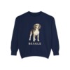 beagle-sweatshirt-true-navy Beagle Sweatshirt, True Navy, front view