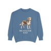 beaglier-sweatshirt-dad-blue-jean Beaglier Dad Sweatshirt, Blue Jean, front view