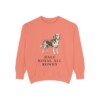 Beaglier Humor Sweatshirt, Terracotta, front view
