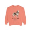 beaglier-sweatshirt-mom-terracotta Beaglier Mom Sweatshirt, Terracotta, front view