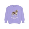beaglier-sweatshirt-mom-violet Beaglier Mom Sweatshirt, Violet, front view