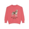beaglier-sweatshirt-mom-watermelon Beaglier Mom Sweatshirt, Watermelon, front view