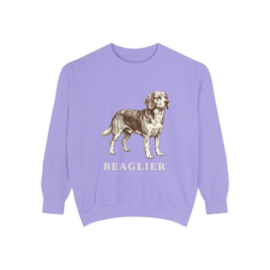 Beaglier Sweatshirt, Violet, front view