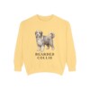 Bearded Collie Sweatshirt, Butter, front view