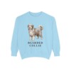 Bearded Collie Sweatshirt, Chambray, front view