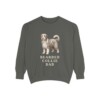 bearded-collie-sweatshirt-dad-pepper Bearded Collie Dad Sweatshirt, Pepper, front view