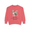 Bearded Collie Humor Sweatshirt, Watermelon, front view