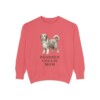 bearded-collie-sweatshirt-mom-watermelon Bearded Collie Mom Sweatshirt, Watermelon, front view