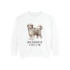 Bearded Collie Sweatshirt, White, front view