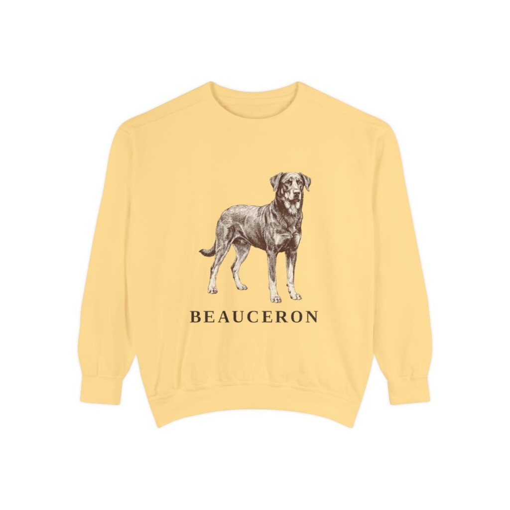 Beauceron Sweatshirt, Butter, front view
