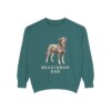 beauceron-sweatshirt-dad-blue-spruce Beauceron Dad Sweatshirt, Blue Spruce, front view