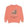 beauceron-sweatshirt-dad-terracotta Beauceron Dad Sweatshirt, Terracotta, front view