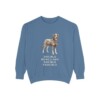 Beauceron Humor Sweatshirt, Blue Jean, front view