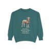 Beauceron Humor Sweatshirt, Blue Spruce, front view