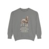 Beauceron Humor Sweatshirt, Grey, front view
