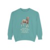 Beauceron Humor Sweatshirt, Seafoam, front view