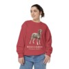 Beauceron Latin Sweatshirt, Crimson, person 2 front