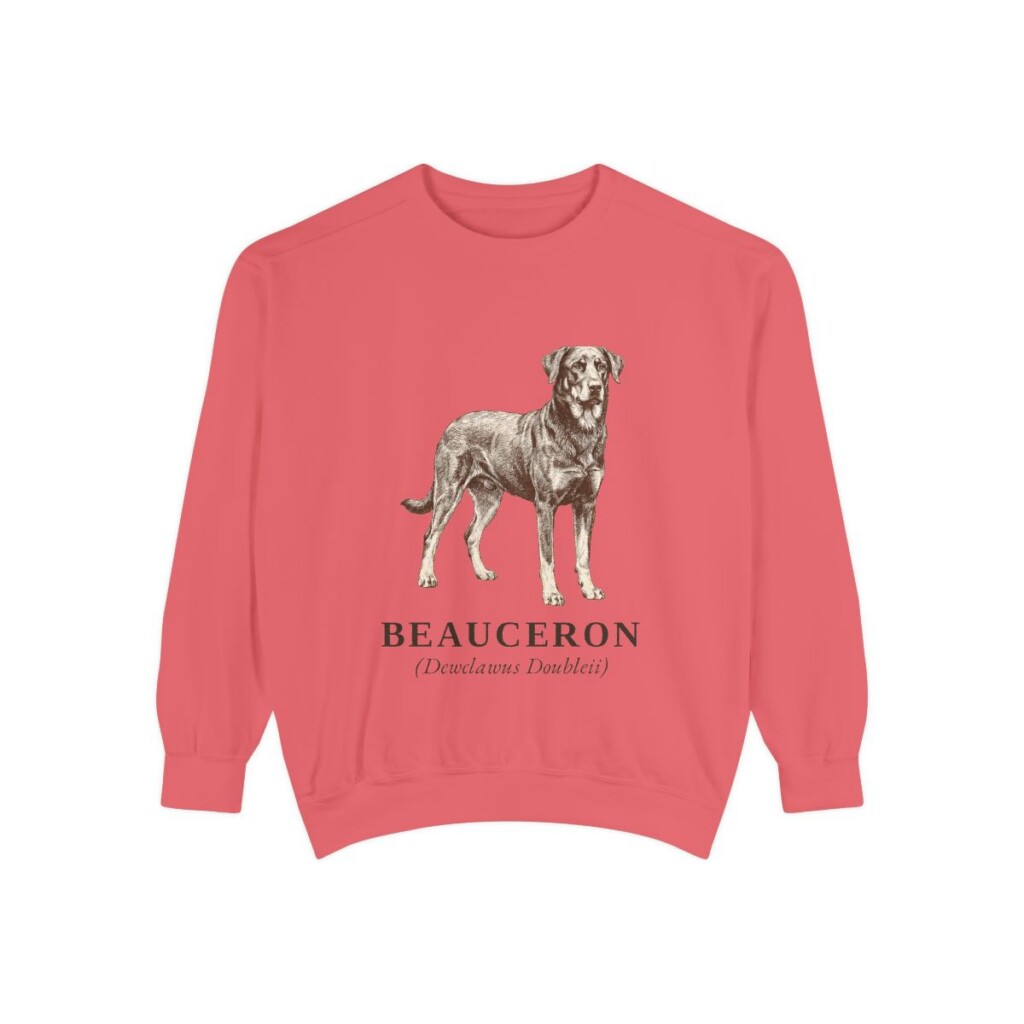 Beauceron Latin Sweatshirt, Watermelon, front view