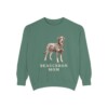 Beauceron Mom Sweatshirt, Light Green, front view