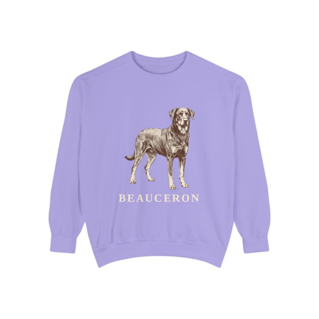 Beauceron Sweatshirt, Violet, front view