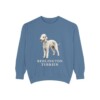 Bedlington Terrier Sweatshirt, Blue Jean, front view