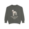 Bedlington Terrier Dad Sweatshirt, Pepper, front view