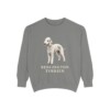 Bedlington Terrier Sweatshirt, Grey, front view