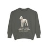 Bedlington Terrier Humor Sweatshirt, Pepper, front view