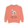 Bedlington Terrier Humor Sweatshirt, Terracotta, front view