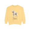 Bedlington Terrier Latin Sweatshirt, Butter, front view