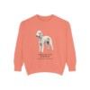 Bedlington Terrier Latin Sweatshirt, Terracotta, front view