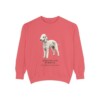 Bedlington Terrier Latin Sweatshirt, Watermelon, front view