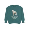 Bedlington Terrier Mom Sweatshirt, Blue Spruce, front view