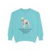 Bedlington Terrier Mom Sweatshirt, Chalky Mint, front view