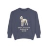 Bedlington Terrier Mom Sweatshirt, Denim, front view