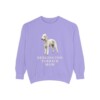 Bedlington Terrier Mom Sweatshirt, Violet, front view