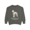 Bedlington Terrier Sweatshirt, Pepper, front view