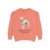 Bedlington Terrier Sweatshirt, Terracotta, front view