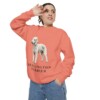 Bedlington Terrier Sweatshirt, Terracotta, person 2 context