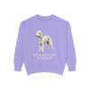 Bedlington Terrier Sweatshirt, Violet, front view