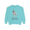 Belgian Malinois Sweatshirt, Chalky Mint, front view