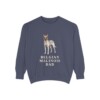 Belgian Malinois Dad Sweatshirt, Denim, front view