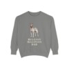 Belgian Malinois Dad Sweatshirt, Grey, front view