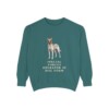 Belgian Malinois Humor Sweatshirt, Blue Spruce, front view