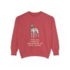 Belgian Malinois Humor Sweatshirt, Crimson, front view