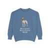 belgian-malinois-sweatshirt-mom-blue-jean Belgian Malinois Mom Sweatshirt, Blue Jean, front view
