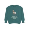 belgian-malinois-sweatshirt-mom-blue-spruce Belgian Malinois Mom Sweatshirt, Blue Spruce, front view