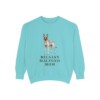 belgian-malinois-sweatshirt-mom-chalky-mint Belgian Malinois Mom Sweatshirt, Chalky Mint, front view