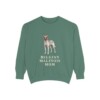 belgian-malinois-sweatshirt-mom-light-green Belgian Malinois Mom Sweatshirt, Light Green, front view